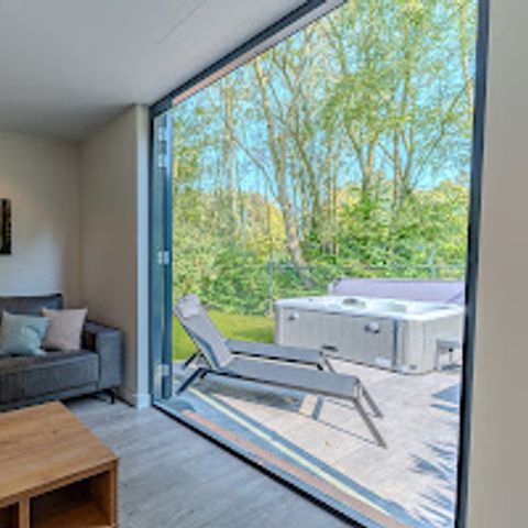 CHALET 2 personnes - Cabane forestière avec jacuzzi