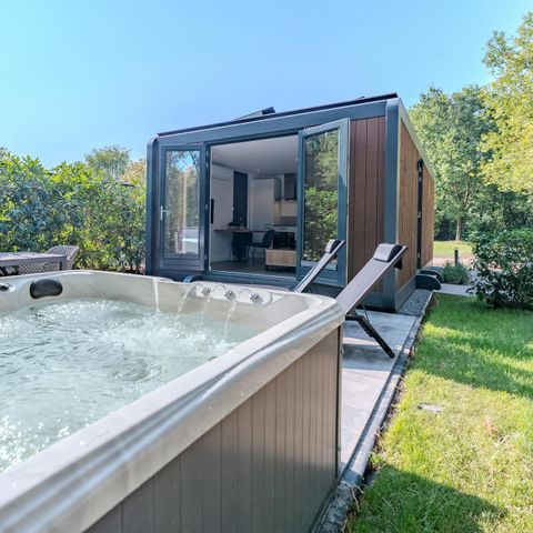 CHALET 2 personnes - Cabane forestière avec jacuzzi