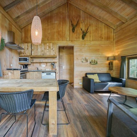 Hébergement 6 personnes - Maison dans les arbres XXL Bain à remous