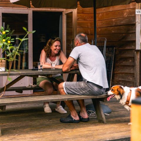 TENTE TOILE ET BOIS 6 personnes - Tente de glamping Dog Lodge