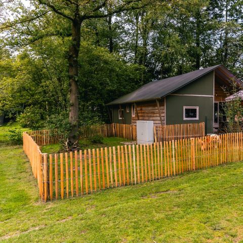 Tente en toile et en bois 6 personnes - Tente de glamping Dog Lodge
