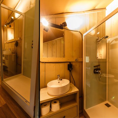 Tente en toile et en bois 6 personnes - Confort