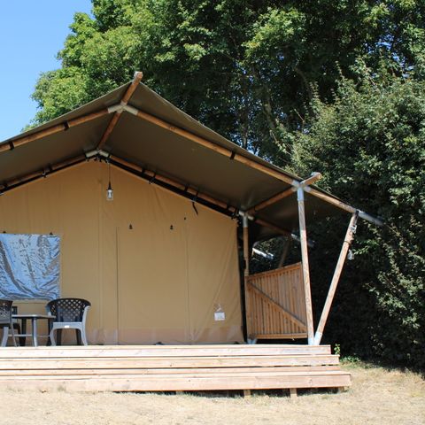 Tente en toile et en bois 6 personnes - Confort