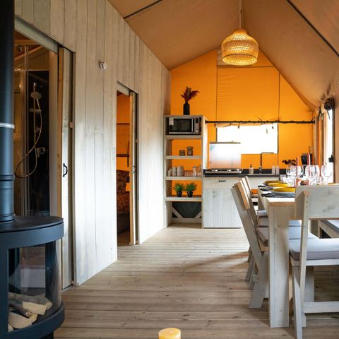 TENTE TOILE ET BOIS 8 personnes - Ranger