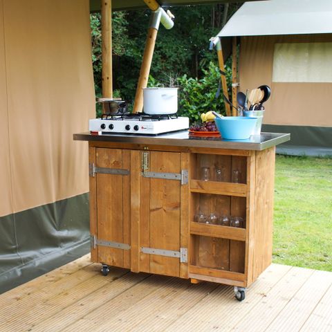 TENTE TOILE ET BOIS 6 personnes