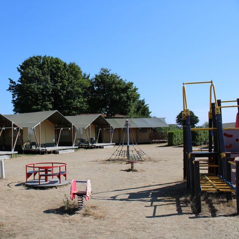 Tente en toile et en bois 6 personnes