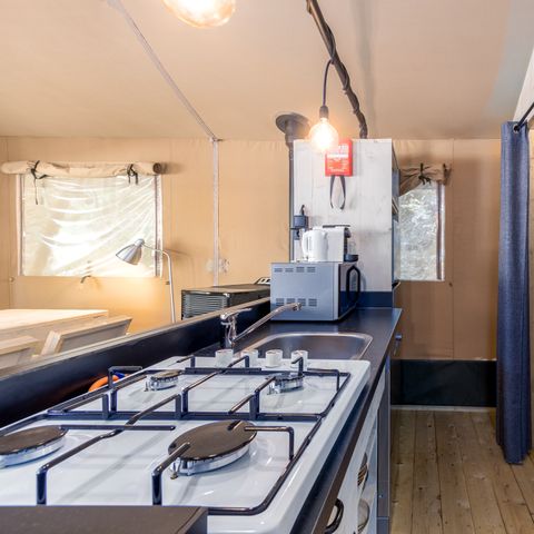 TENTE TOILE ET BOIS 6 personnes - 4-6ST