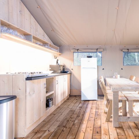 Tente en toile et en bois 6 personnes - 6ST