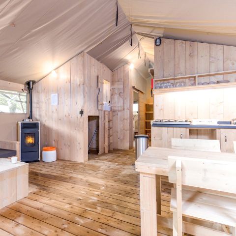 Tente en toile et en bois 6 personnes - 6ST