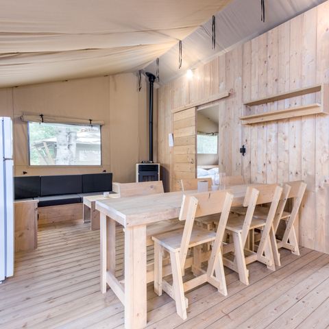 Tente en toile et en bois 6 personnes - 6ST1