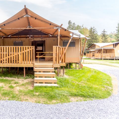 Tente en toile et en bois 6 personnes - 6ST1