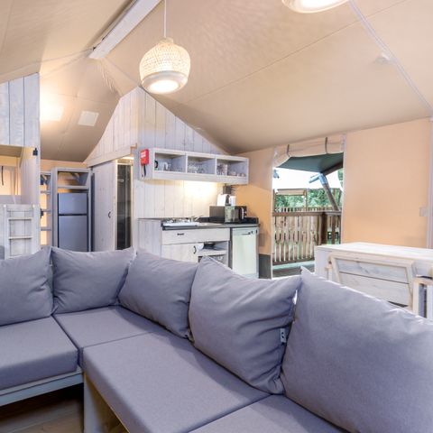 TENTE TOILE ET BOIS 7 personnes - Enfants 7STK