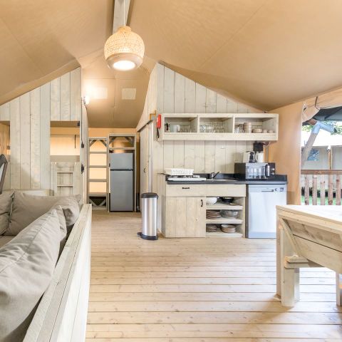 Tente en toile et en bois 7 personnes - Enfants 7STK