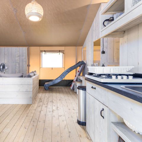 Tente en toile et en bois 7 personnes - Enfants 7STK