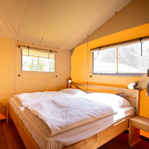 Tente en toile et en bois 4 personnes
