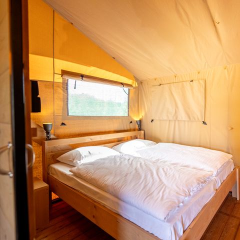 Tente en toile et en bois 6 personnes