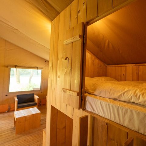 Tente en toile et en bois 8 personnes