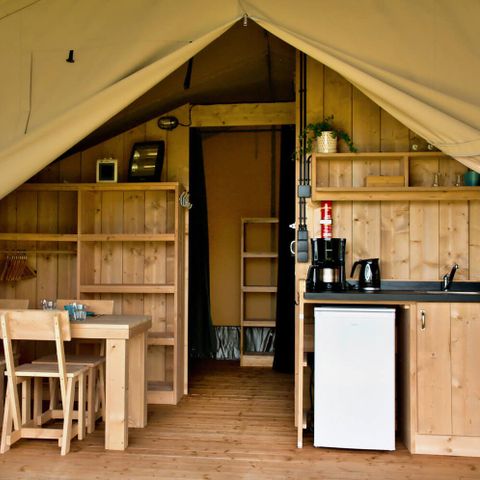 TENTE TOILE ET BOIS 4 personnes - Safari lodge 4 pers