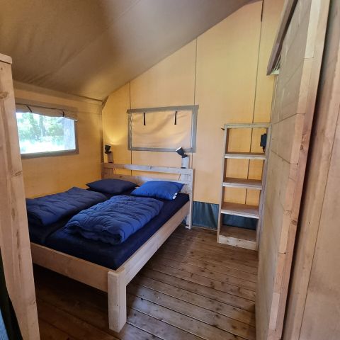 Tente en toile et en bois 6 personnes - Safari lodge 6 pers