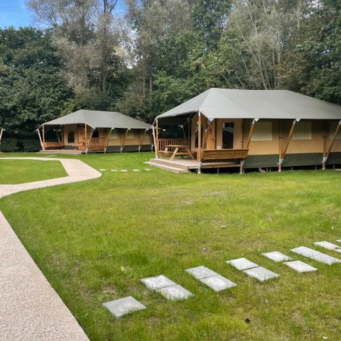 TENTE TOILE ET BOIS 6 personnes - Famille Glamping
