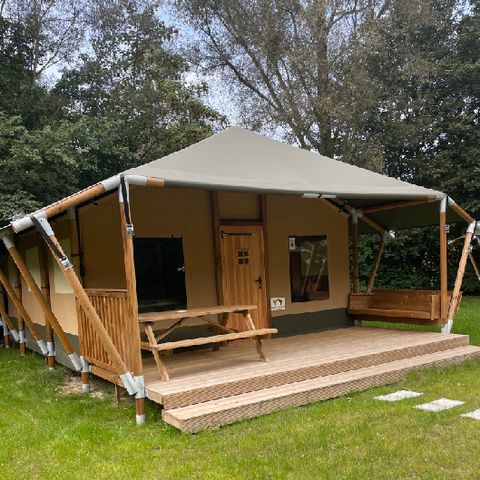 TENTE TOILE ET BOIS 6 personnes - Famille Glamping