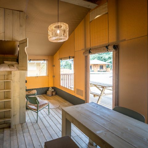 TENTE TOILE ET BOIS 6 personnes - Famille Glamping