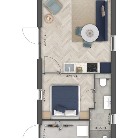 LODGE 2 personnes - Pavillon d'eau avec bain à remous