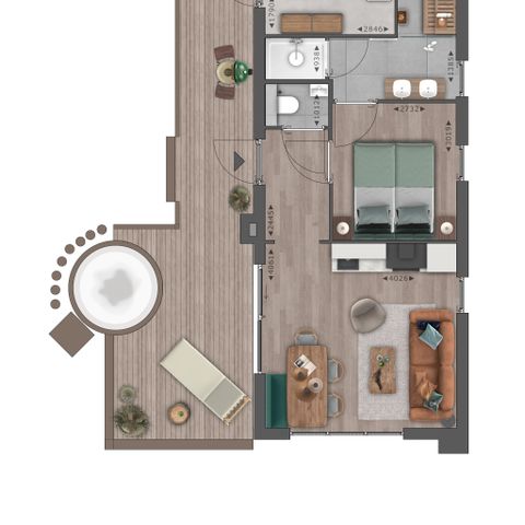 LODGE 2 personnes - Spa avec bain à remous et sauna intérieur