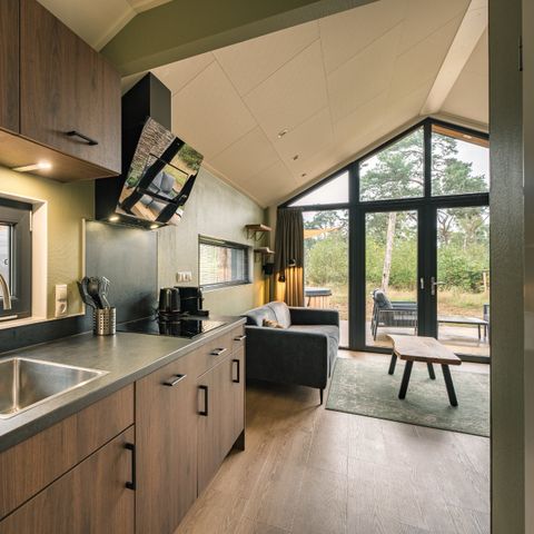 Lodge 4 personnes - Pavillon forestier avec bain à remous et sauna