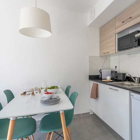 Studio 4 personnes - 1 zone de couchage - Terrasse ou balcon