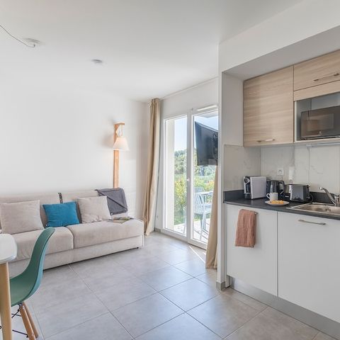 Appartement 4 personnes - 1 chambre - Terrasse ou balcon