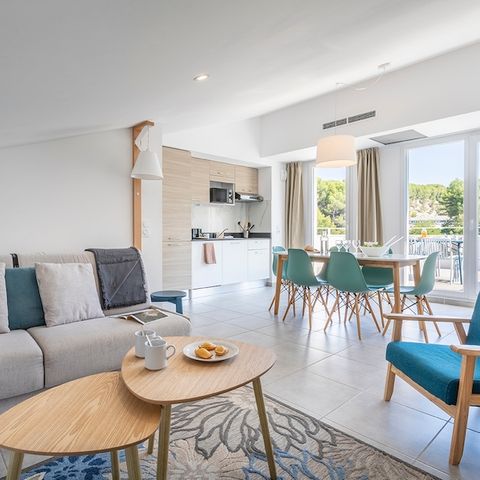 Appartement 6 personnes - 2 chambres - Duplex - Terrasse