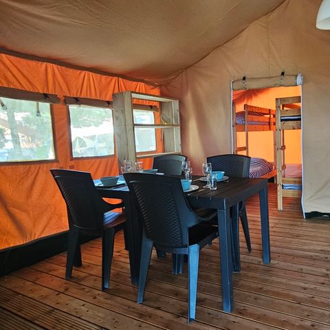 Tente en toile et en bois 6 personnes - BOS