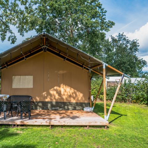 Tente en toile et en bois 6 personnes
