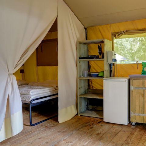 TENTE TOILE ET BOIS 6 personnes - Tente safari