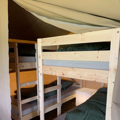 TENTE TOILE ET BOIS 6 personnes - Tente safari