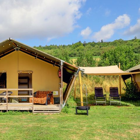 Tente en toile et en bois 4 personnes