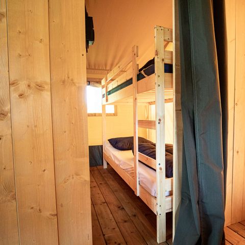 TENTE TOILE ET BOIS 5 personnes - Tente safari