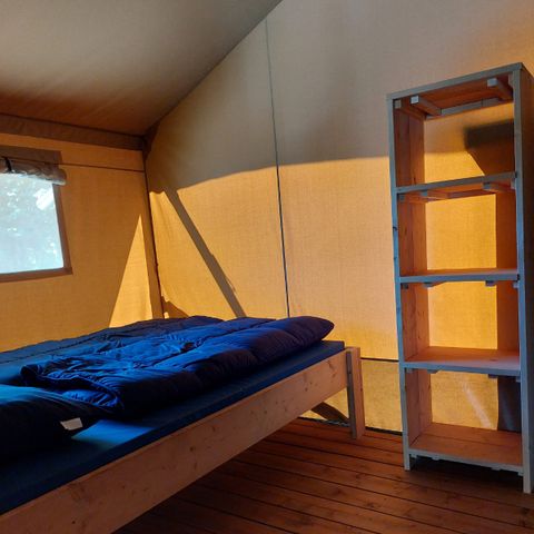 Tente en toile et en bois 5 personnes