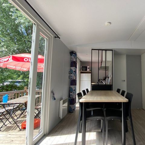Mobilhome 6 personnes - Mobil-home de luxe 6 couchages avec terrasse