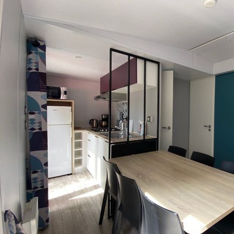 Mobilhome 6 personnes - Mobil-home de luxe 6 couchages avec terrasse