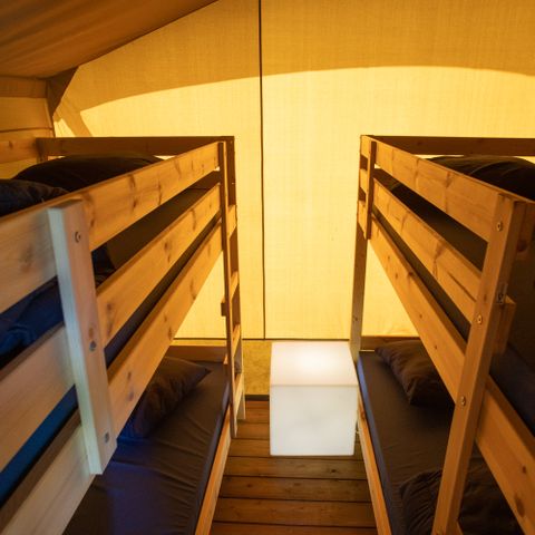 TENTE TOILE ET BOIS 6 personnes - norme Maaszicht