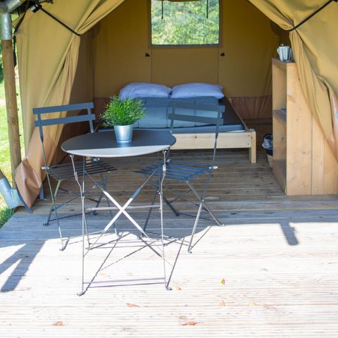 Tente en toile et en bois 2 personnes - Duo Lodge