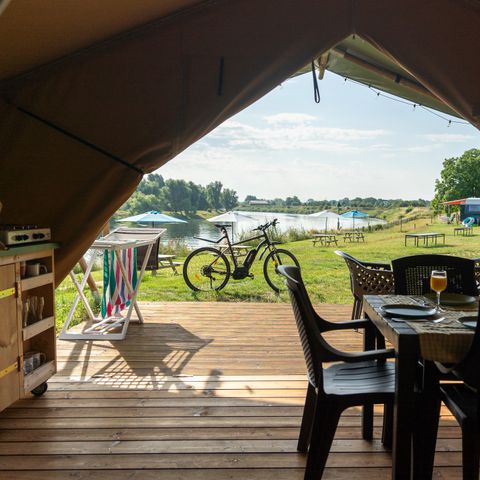 Tente en toile et en bois 6 personnes - Standard Maaszicht