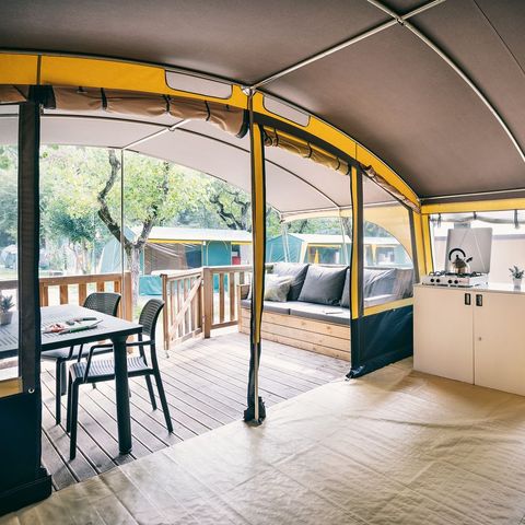 TENTE TOILE ET BOIS 6 personnes - Lodgetent Holiday