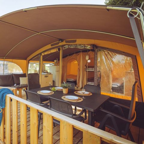 TENTE TOILE ET BOIS 6 personnes - Lodgetent Holiday
