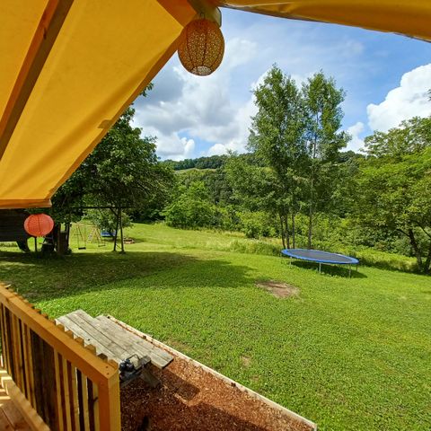 TENTE TOILE ET BOIS 4 personnes