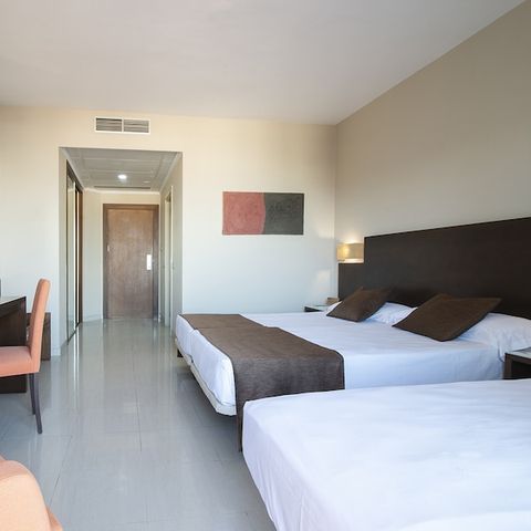 Chambre 3 personnes - CHAMBRE DOUBLE LIT D'APPOINT - 2 ADULTES+1ENFANT(-12 ANS) - BALCON - PD INCLUS