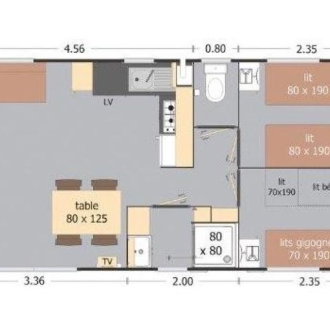 BUNGALOW 6 personnes - Elite