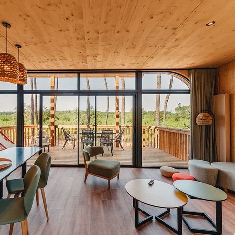Hébergement 4 personnes - Maison dans les Arbres 4 personnes